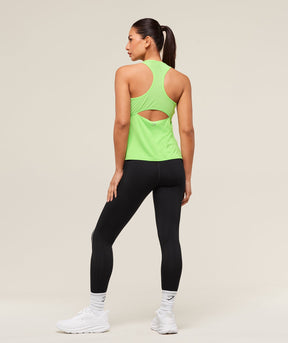 Gymshark Running Back Vent Tank - Energy Gelato Green