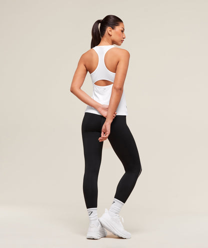 Gymshark Running Back Vent Tank - White