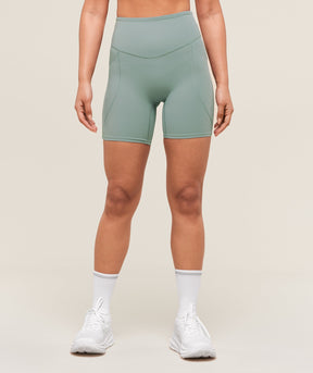 Gymshark Running Pocket 6" Shorts - Celeste Blue