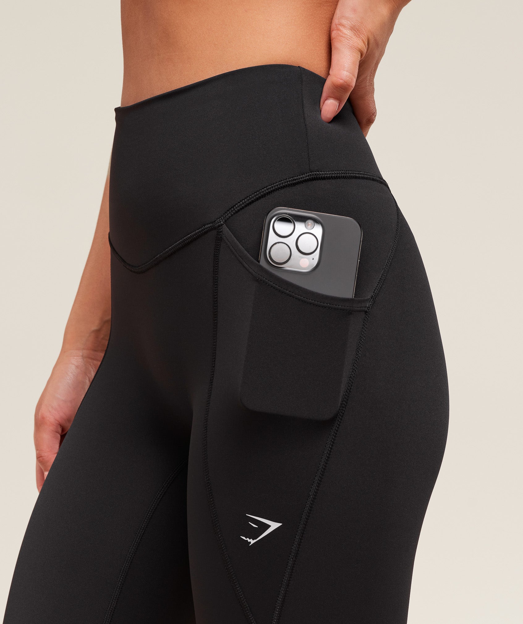 Gymshark Running Pocket Leggings - Black