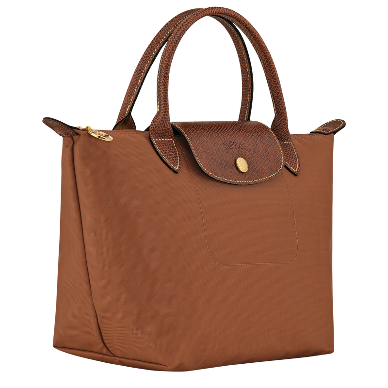 LE PLIAGE ORIGINAL S HANDBAG Cognac - Recycled Canvas