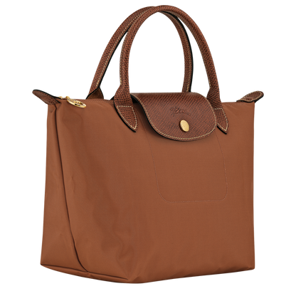 LE PLIAGE ORIGINAL S HANDBAG Cognac - Recycled Canvas
