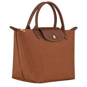 LE PLIAGE ORIGINAL S HANDBAG Cognac - Recycled Canvas