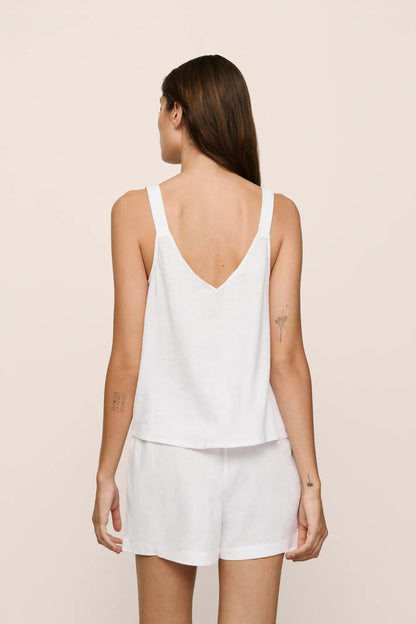 Linen Blend Relaxed Short