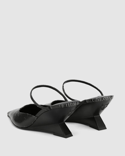 Salem Black Leather