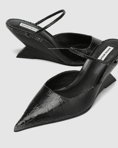Salem Black Leather