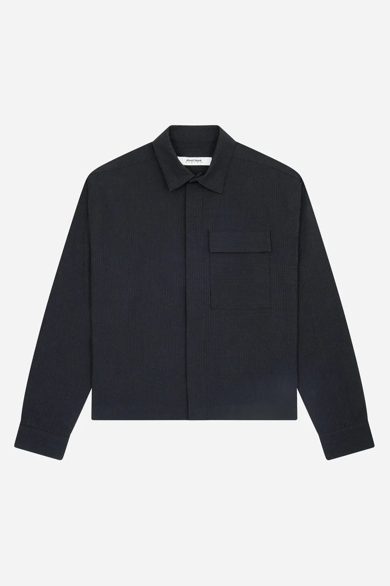 Seersucker overshirt