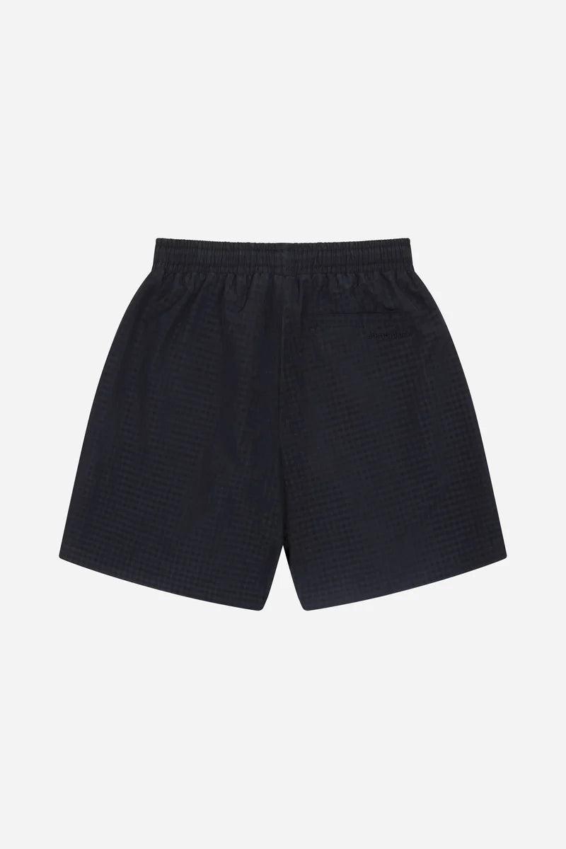 Textured Seersucker Swim Shorts