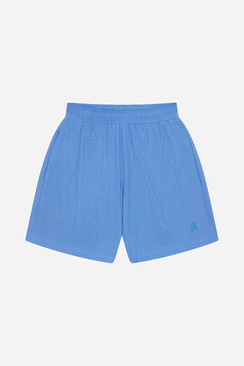 Minimal Seersucker Swim Shorts