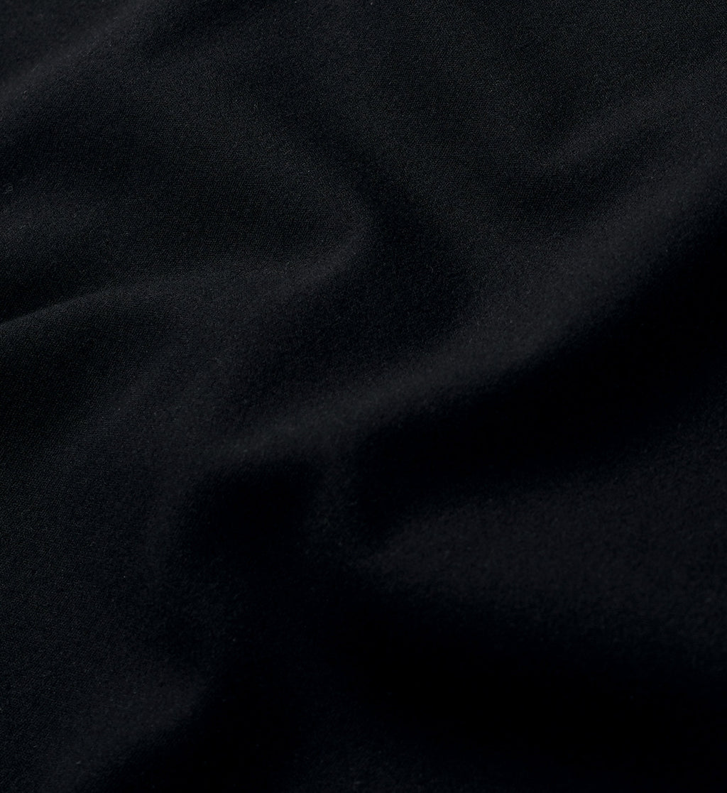 Serif Logo Biker Short - Black/White