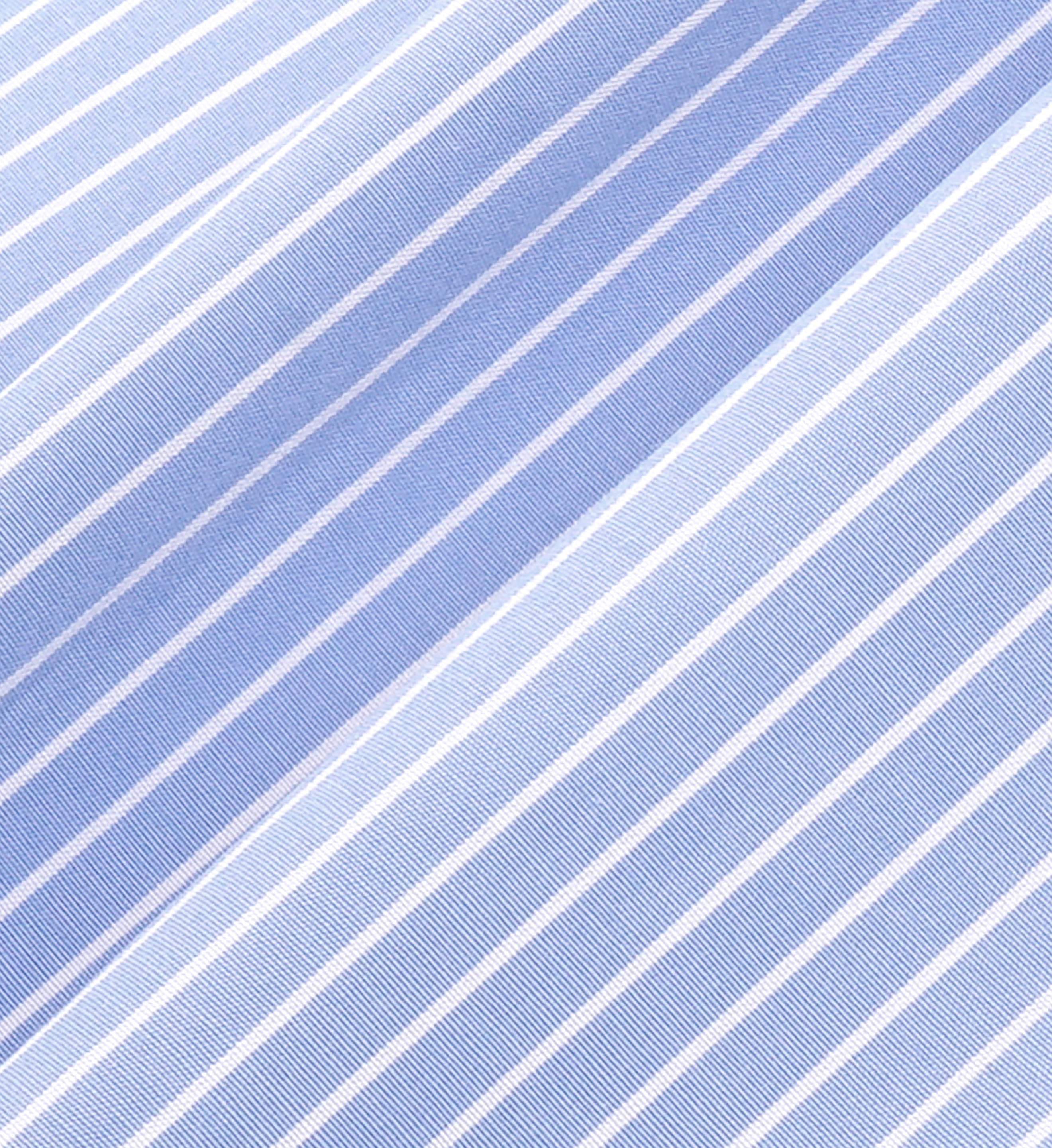 Serif Logo Boxer Short - Light Blue Striped/White