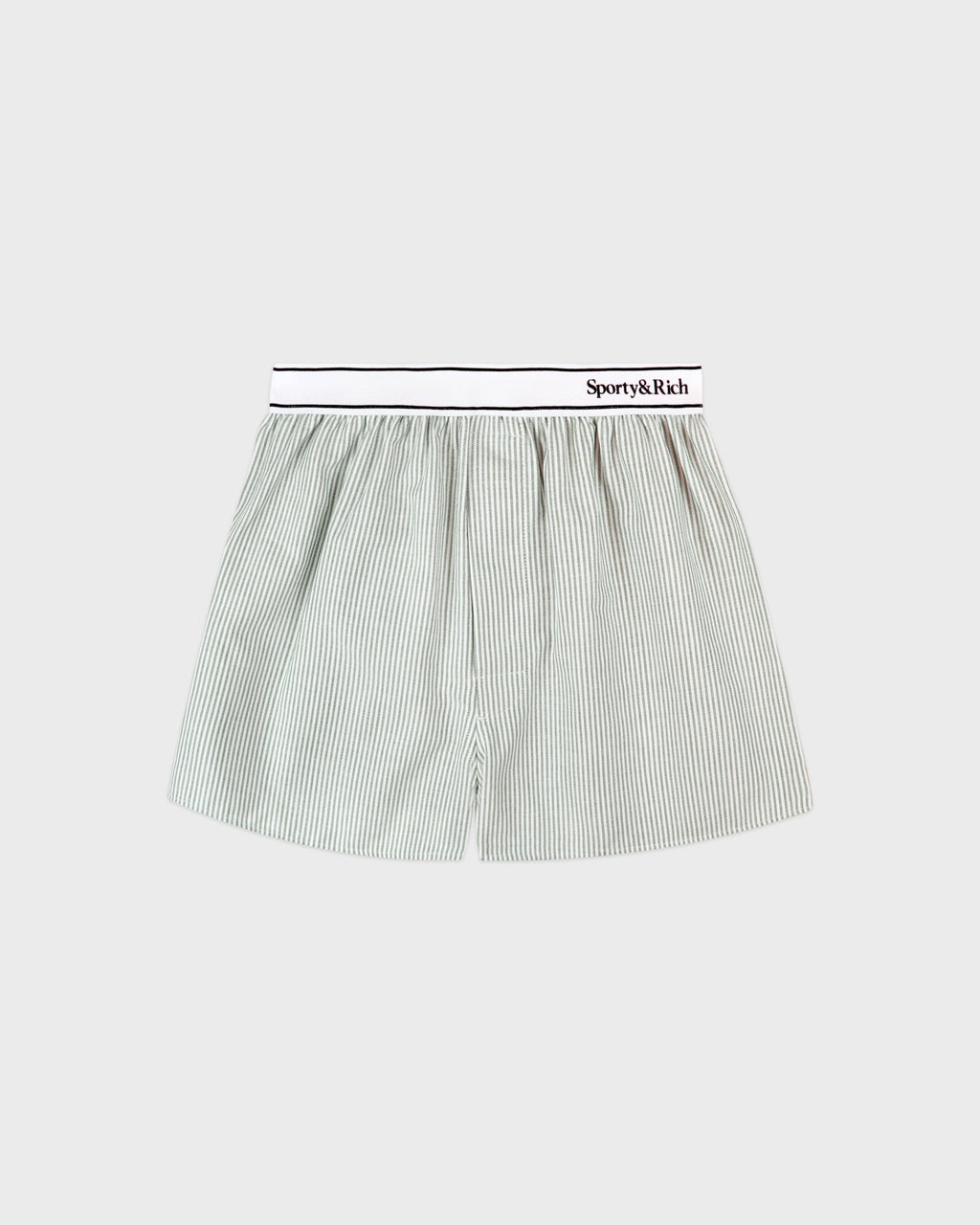 Serif Logo Oxford Boxer - Forest striped