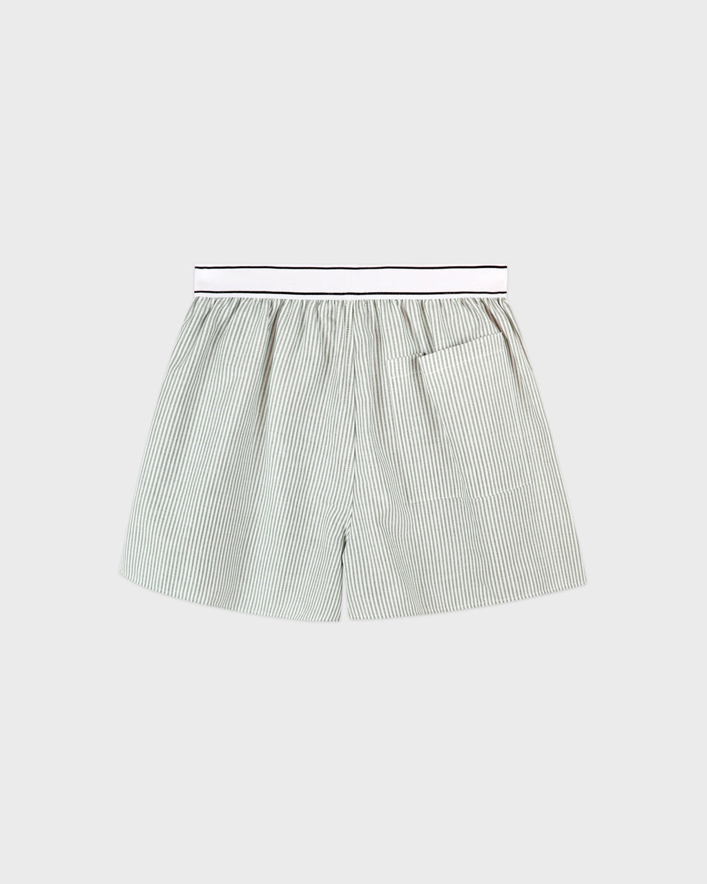 Serif Logo Oxford Boxer - Forest striped