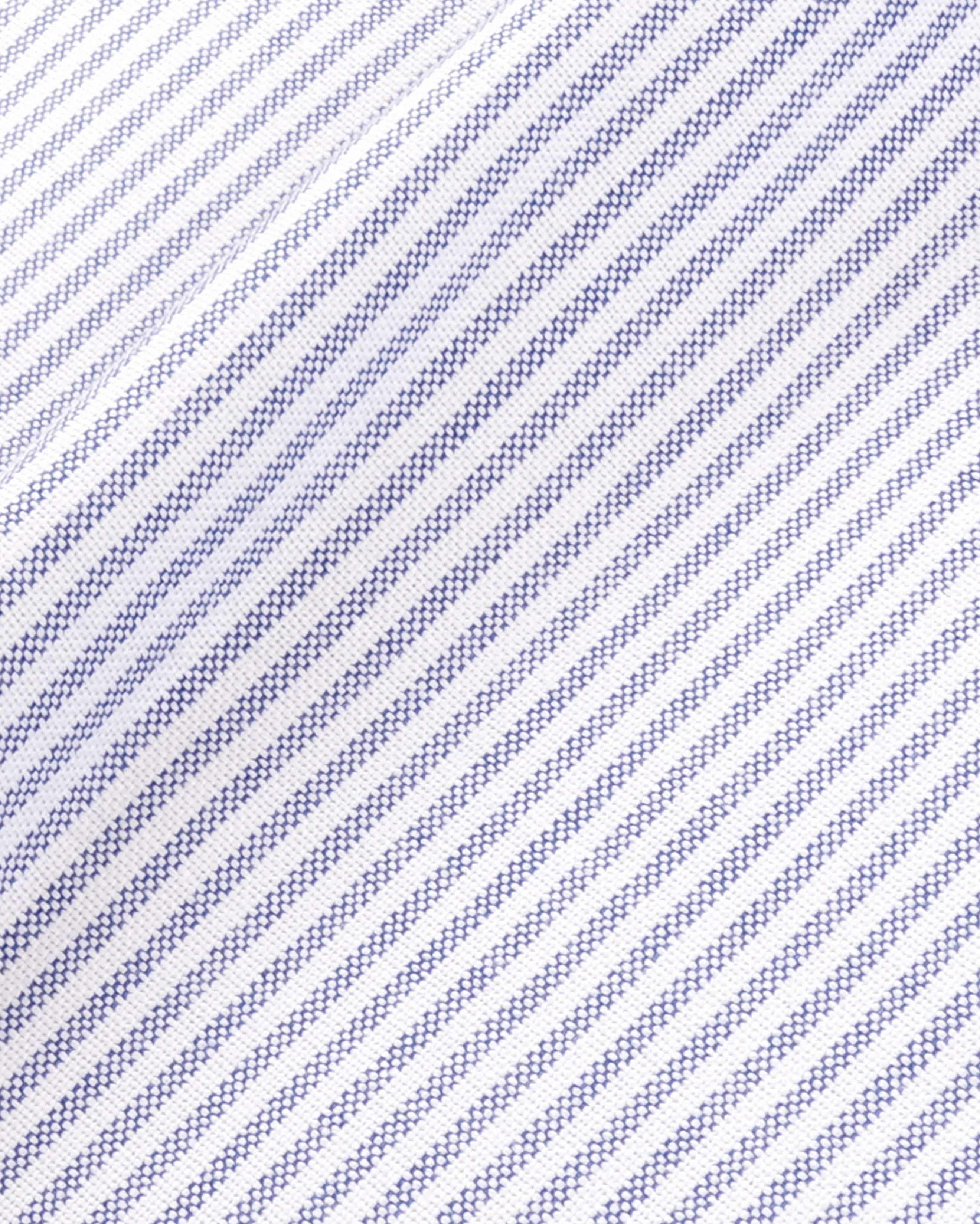 Serif Logo Oxford Boxer - Navy Stripe