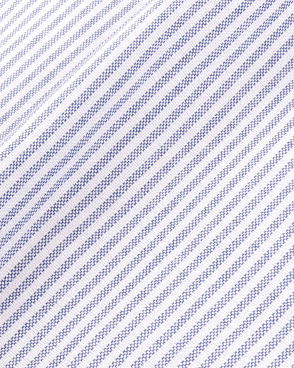 Serif Logo Oxford Boxer - Navy Stripe