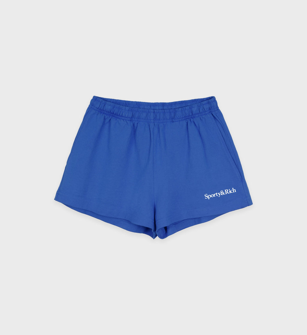 Serif Logo Disco Short - Team Blue/White