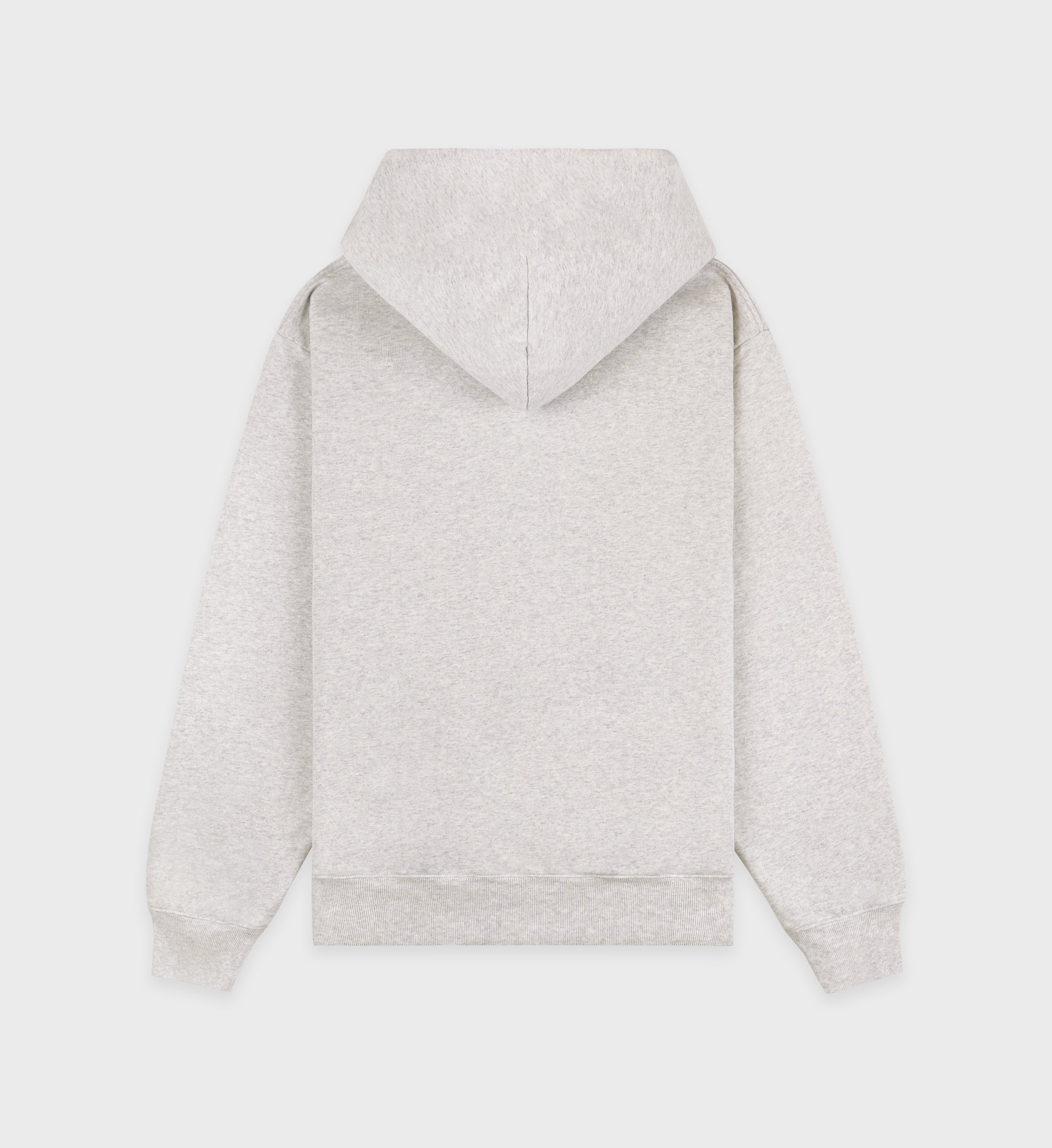 Serif Logo Hoodie - Heather Gray/Navy