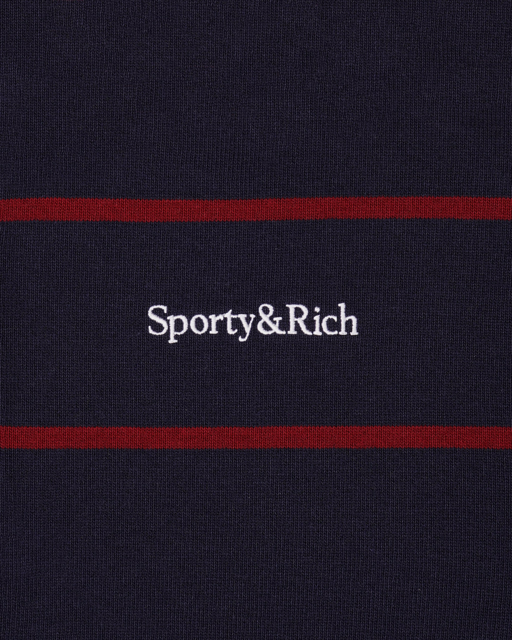 Serif Logo Rugby Polo Men - Dark Navy/White/Merlot
