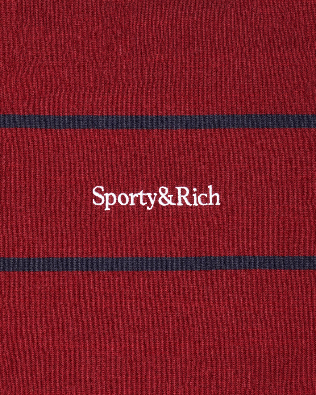 Serif Logo Rugby Polo Men - Merlot/White/Dark Navy