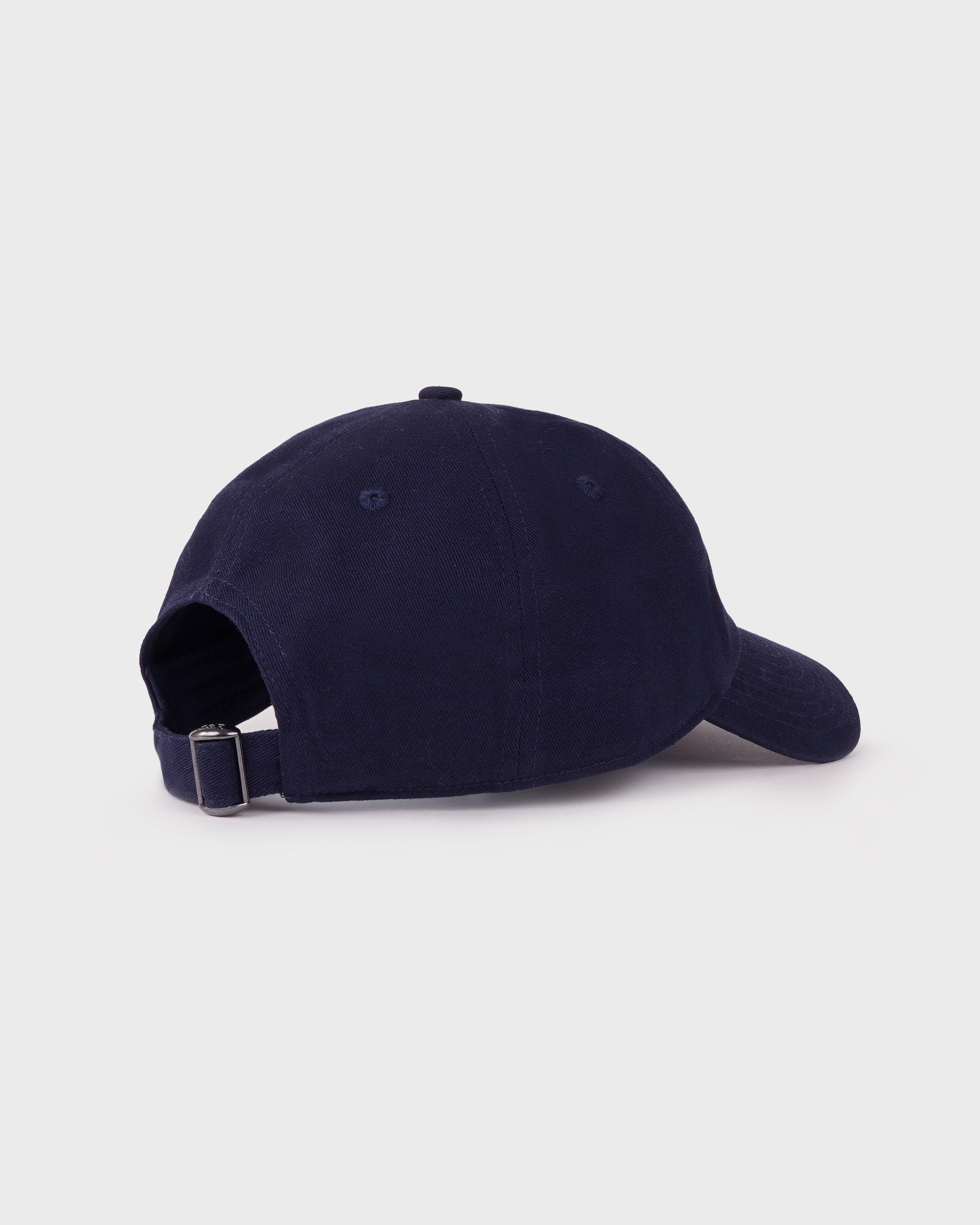 Serif Logo Hat - Navy/White