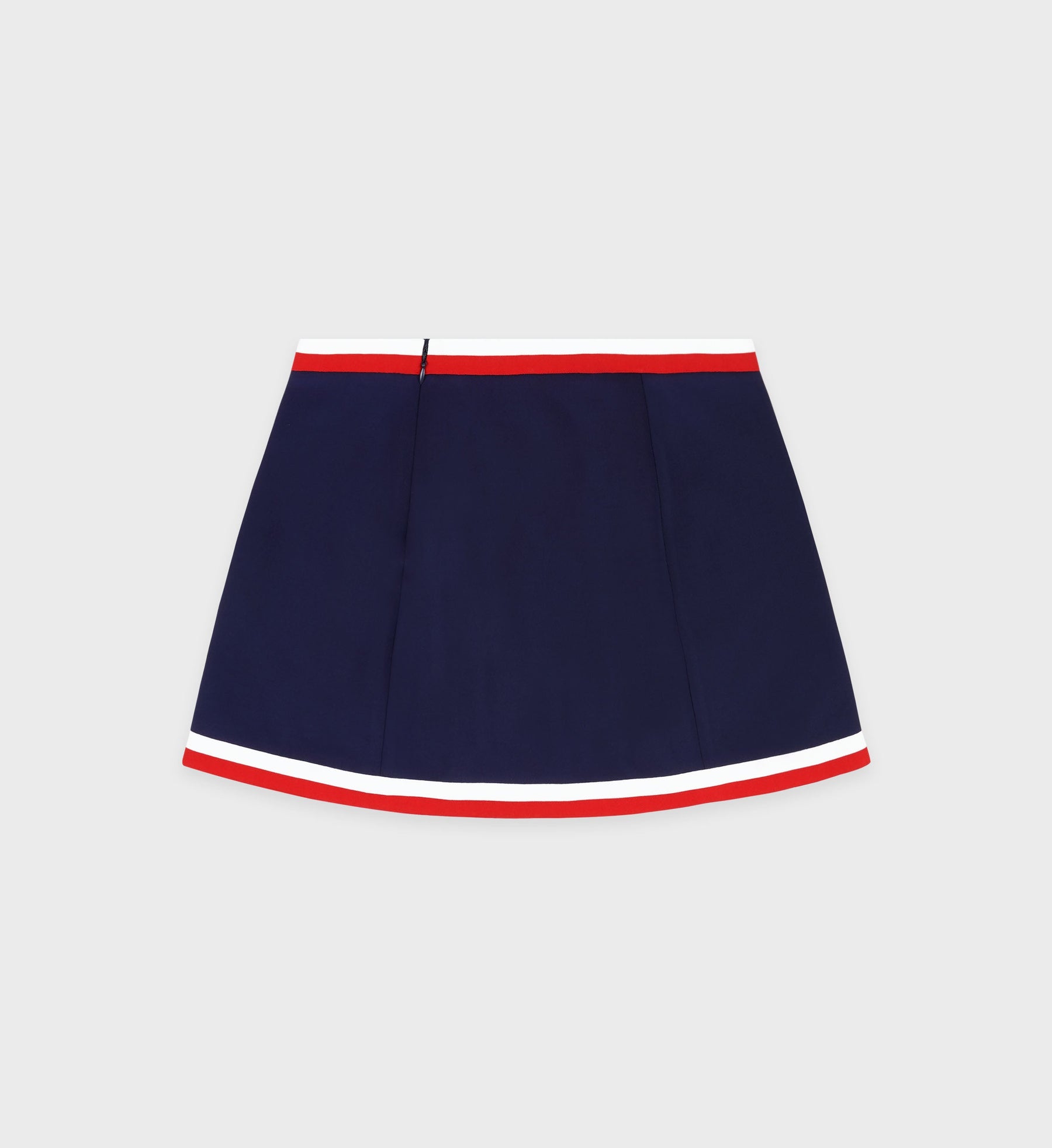 Serif Logo Mila Skirt - Navy/White/Fire Red