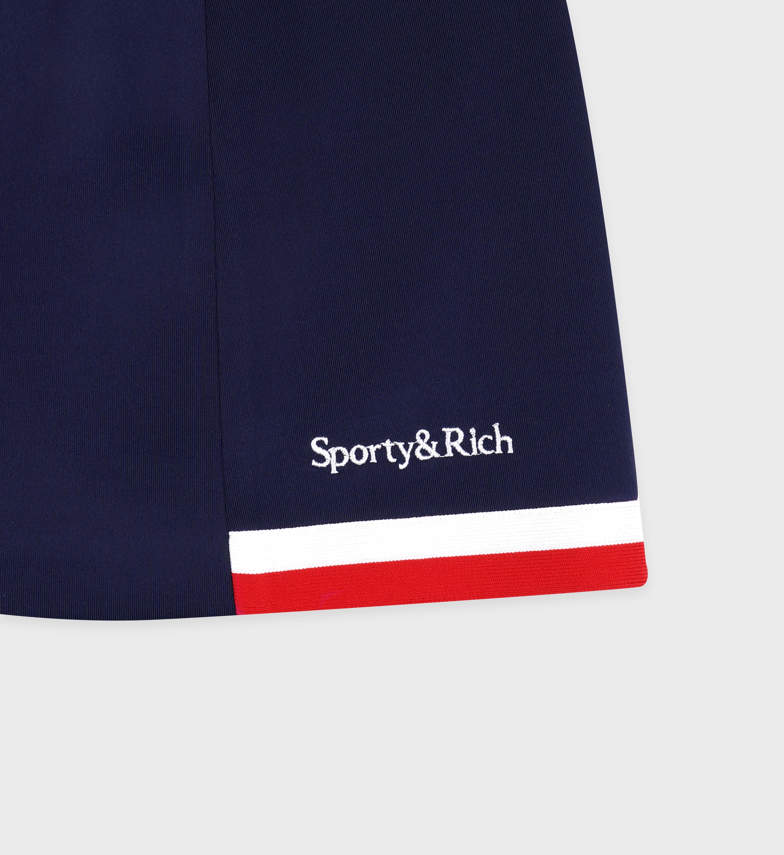 Serif Logo Mila Skirt - Navy/White/Fire Red