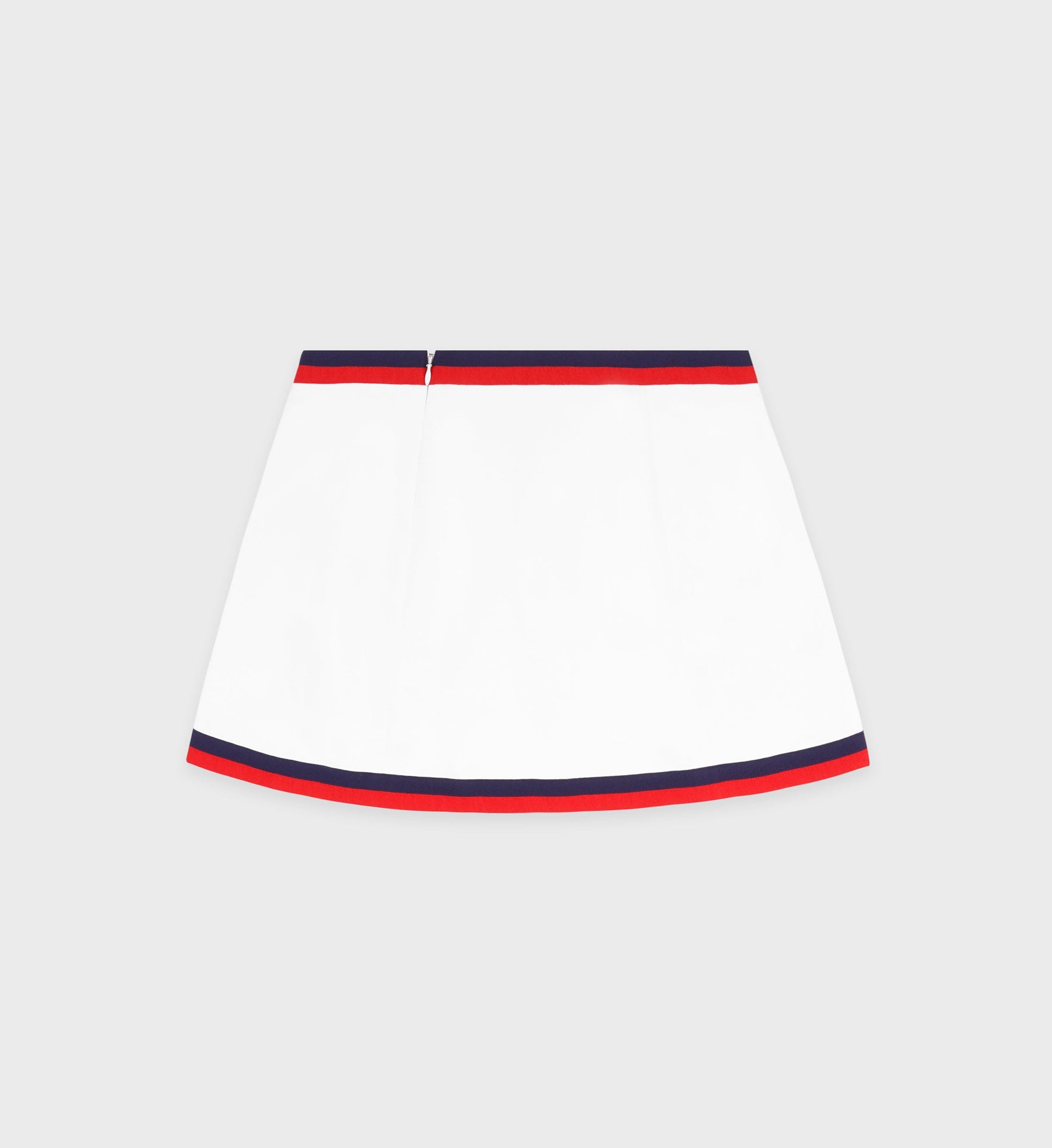 Serif Logo Mila Skirt - White/Navy/Fire Red