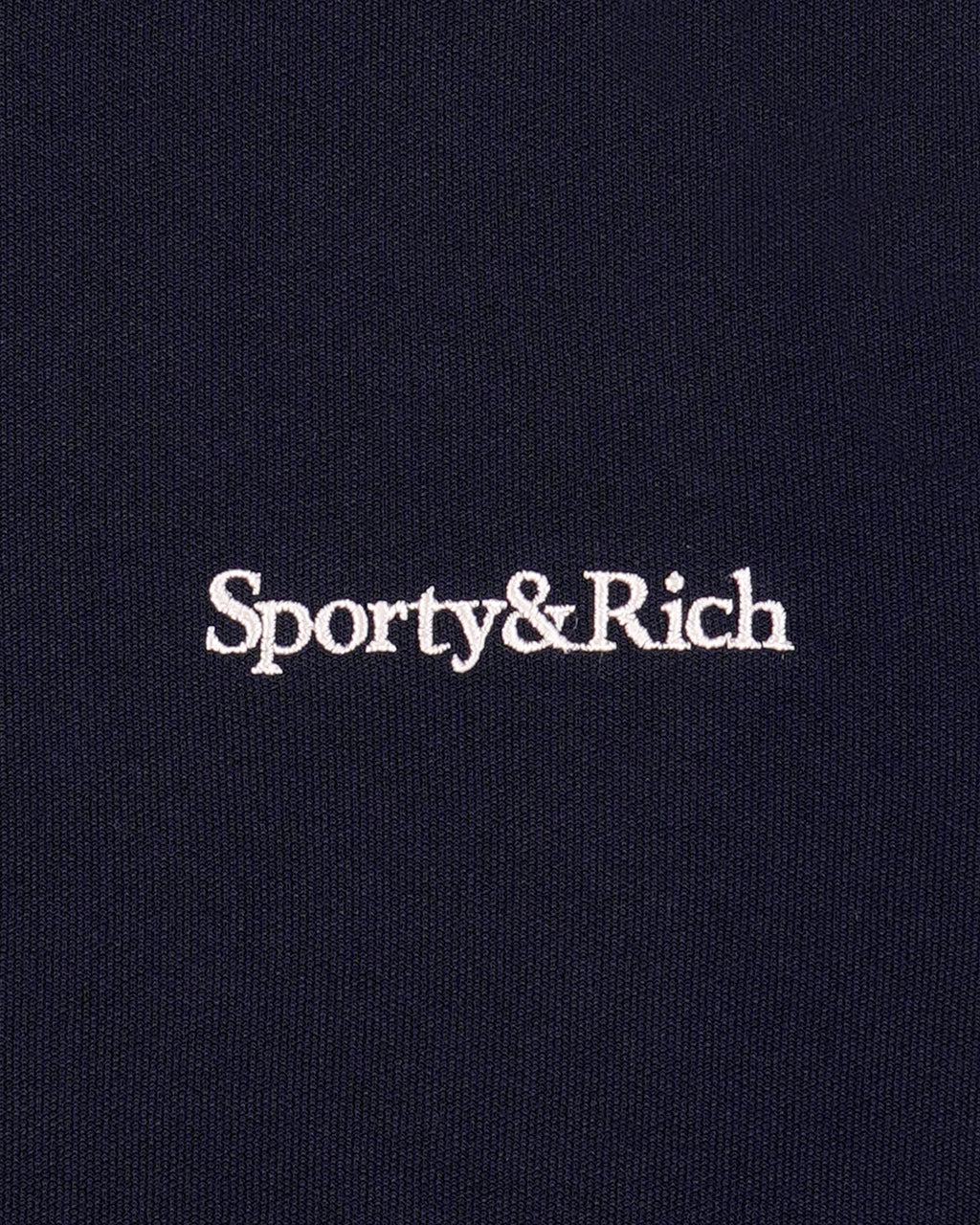 Serif Logo Retro Track Pant - Navy/White