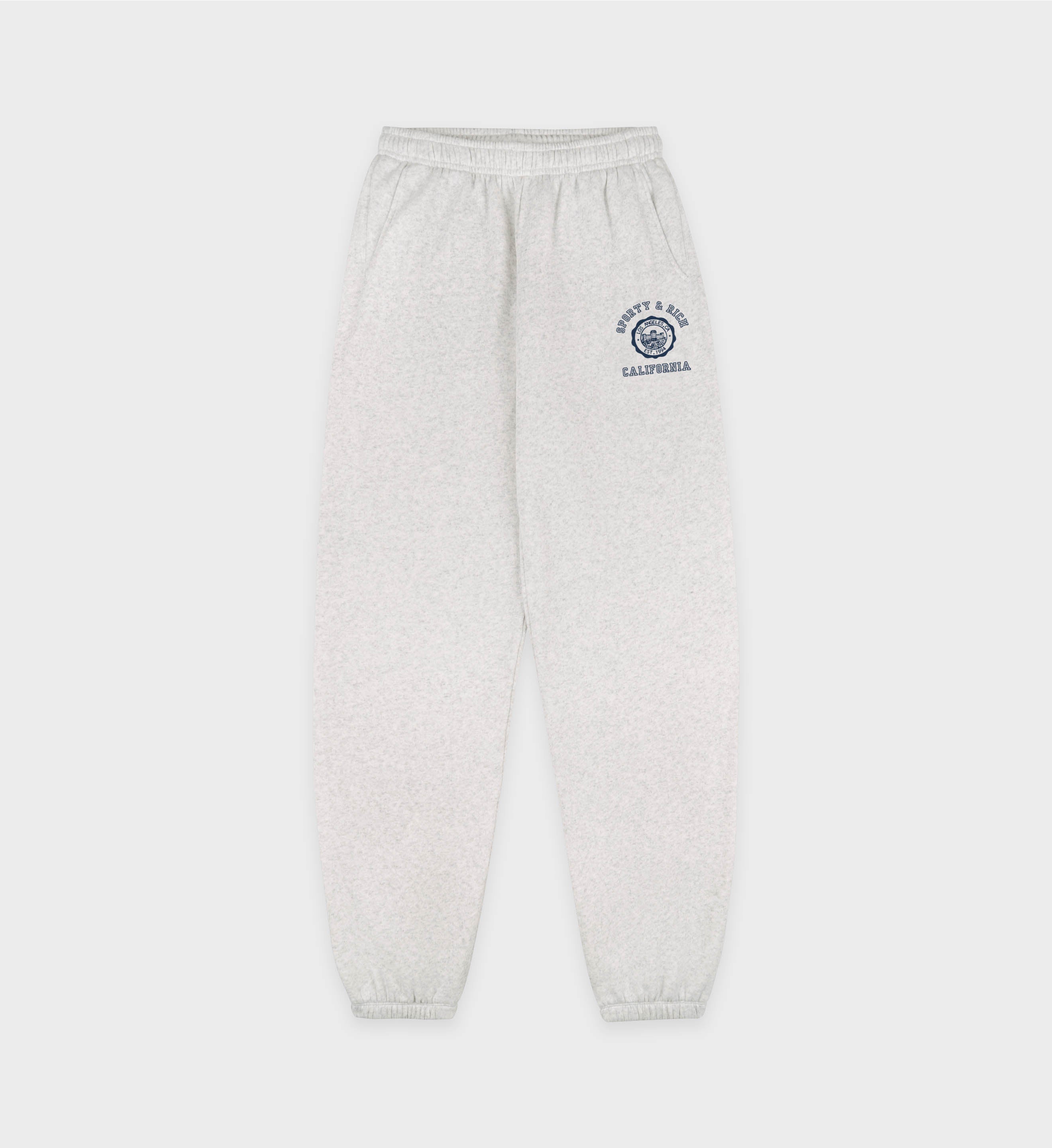 California Emblem Soft Sweatpant - Heather Gray/Navy