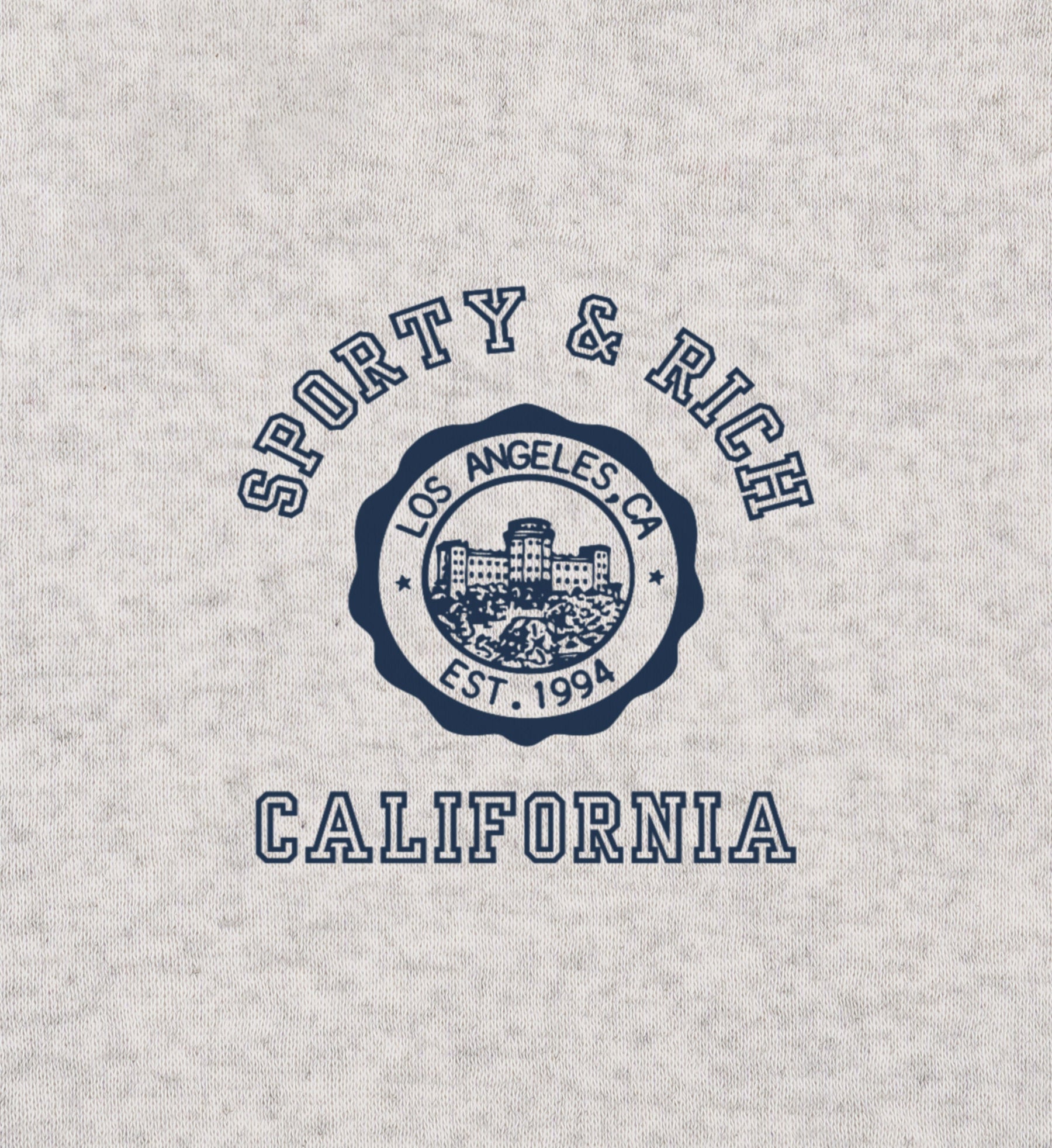 California Emblem Soft Sweatpant - Heather Gray/Navy