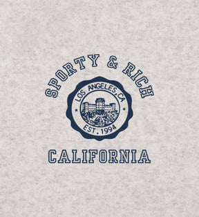 California Emblem Soft Sweatpant - Heather Gray/Navy