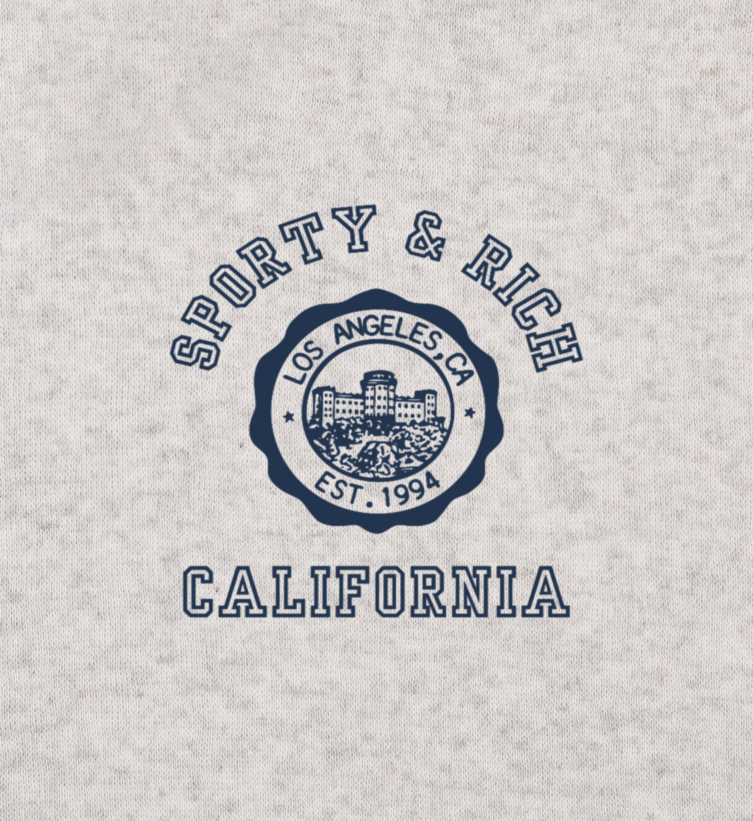 California Emblem Soft Sweatpant - Heather Gray/Navy