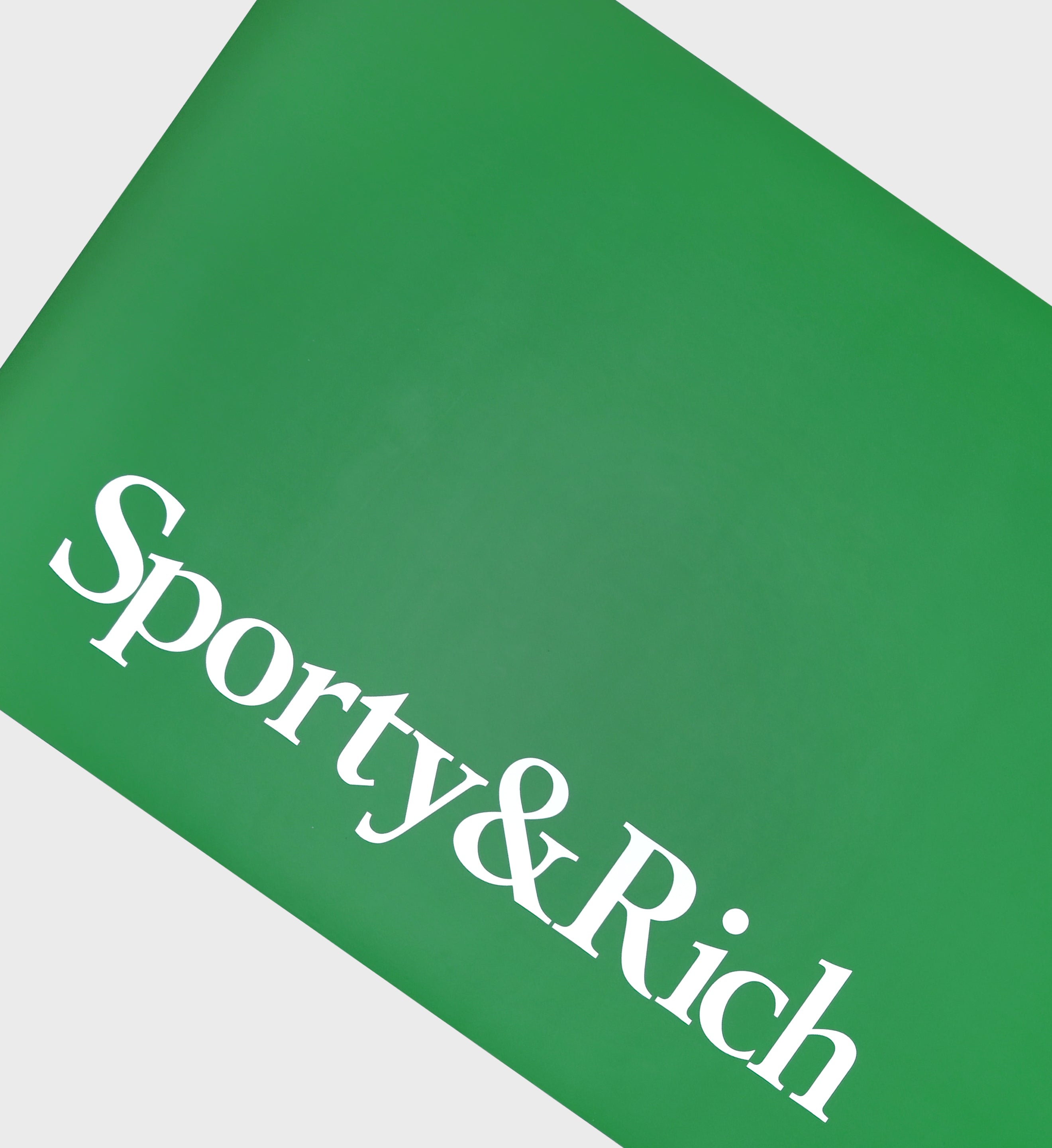 Serif Logot Yoga Mat - Alpine/White