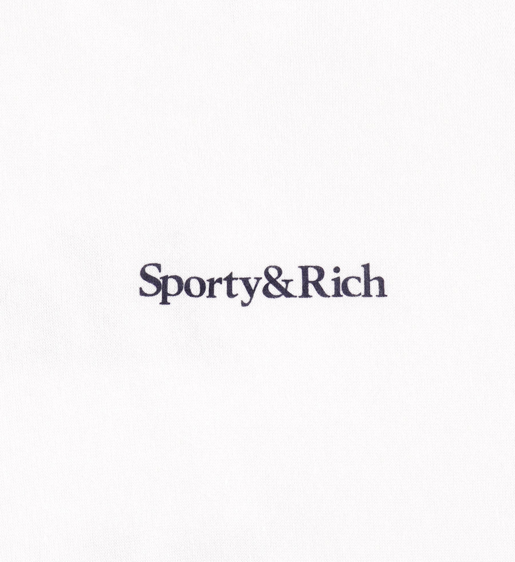 Serif Logo Soft Disco Short - White/Navy
