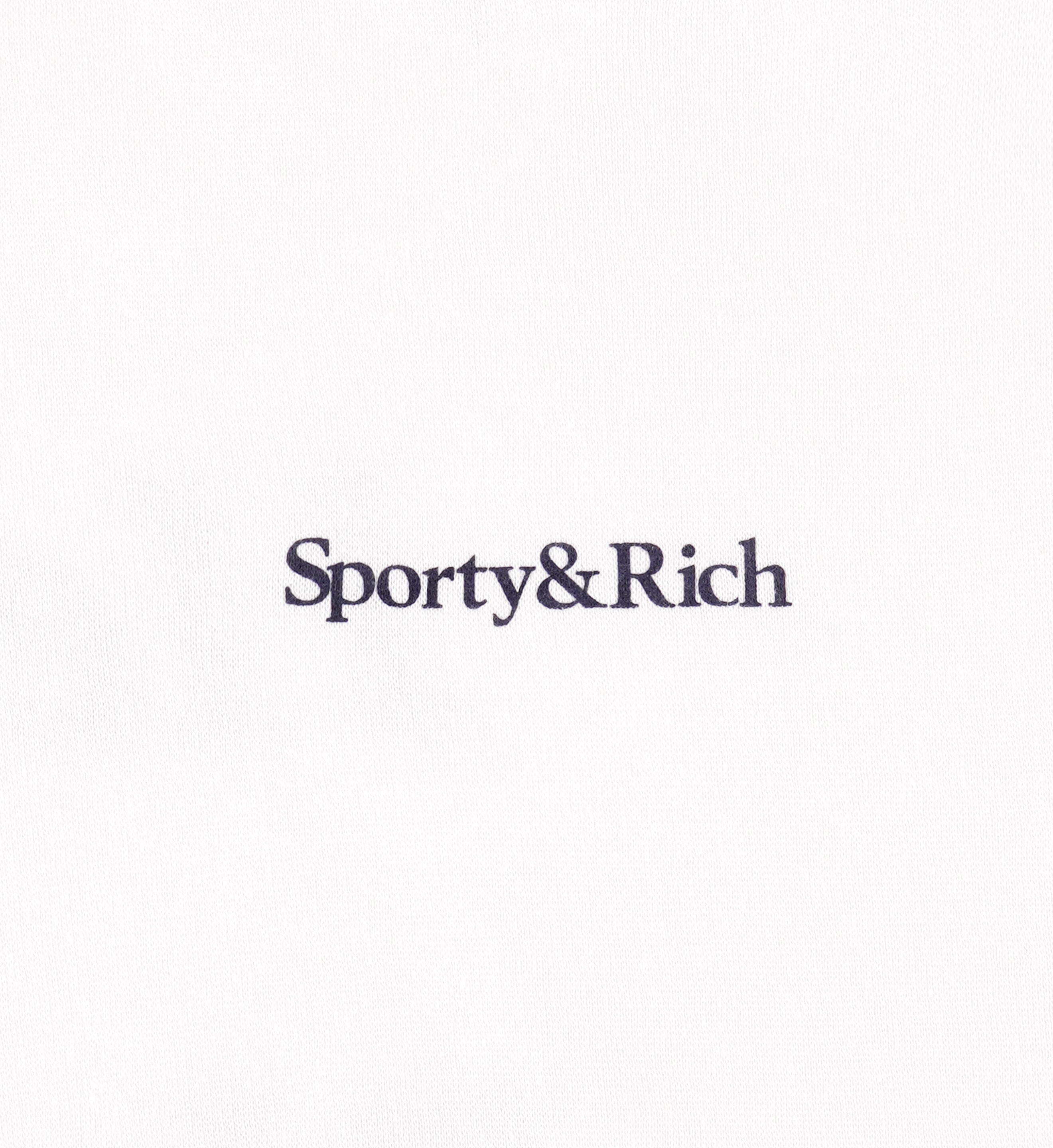 Serif Logo Soft Disco Short - White/Navy