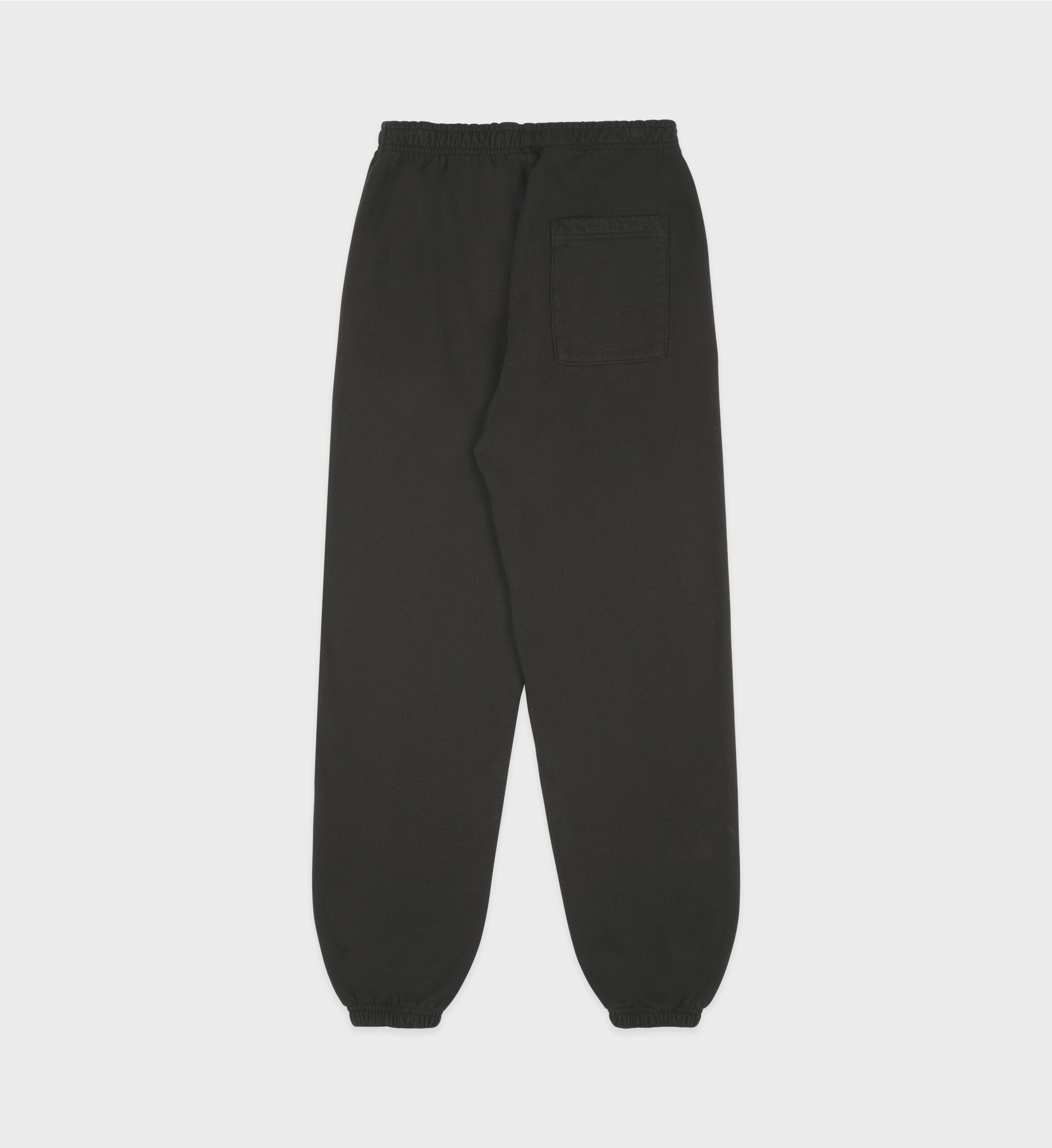 Serif Logo Soft Sweatpant - Faded Black/White