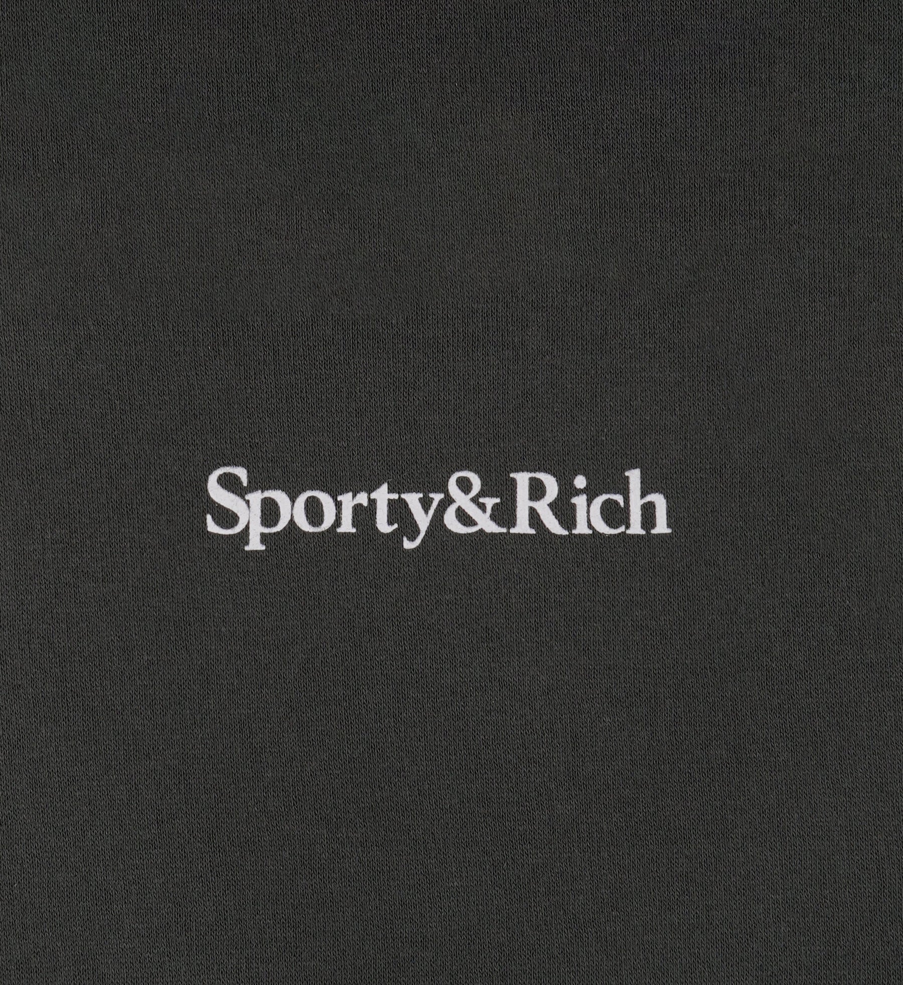 Serif Logo Soft Sweatpant - Faded Black/White