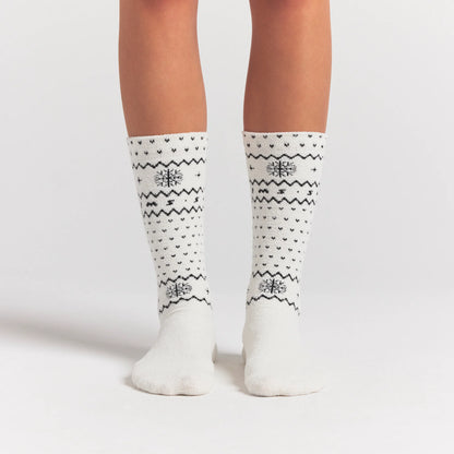 COZY LITE SOCK | MARBLE HEART FAIR ISLE
