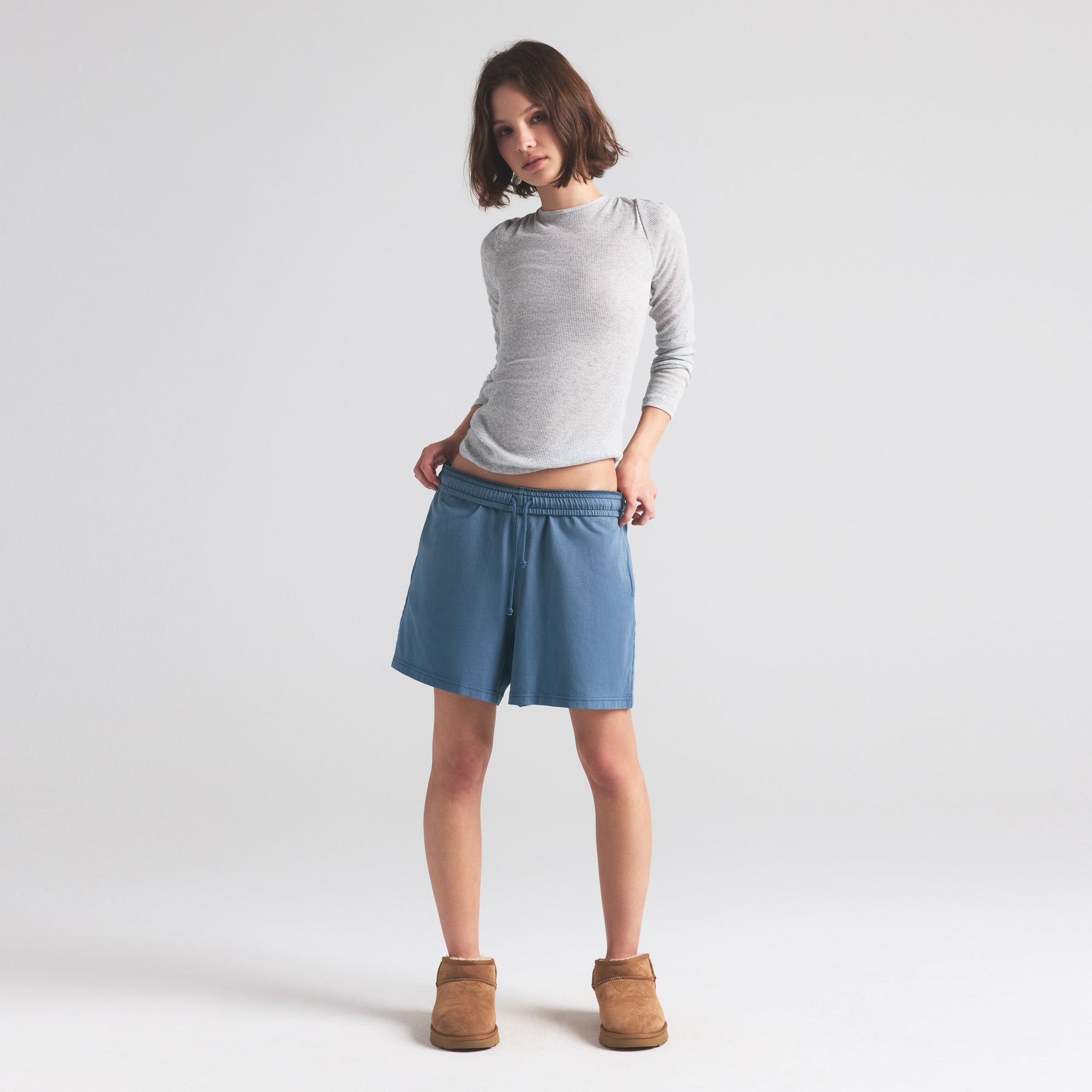 OUTDOOR HEAVY JERSEY LONG SHORT | HARBOR