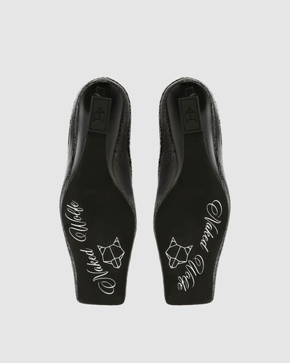 Shade Black Leather