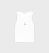 SRHWC Baby Rib Tank - White/Navy