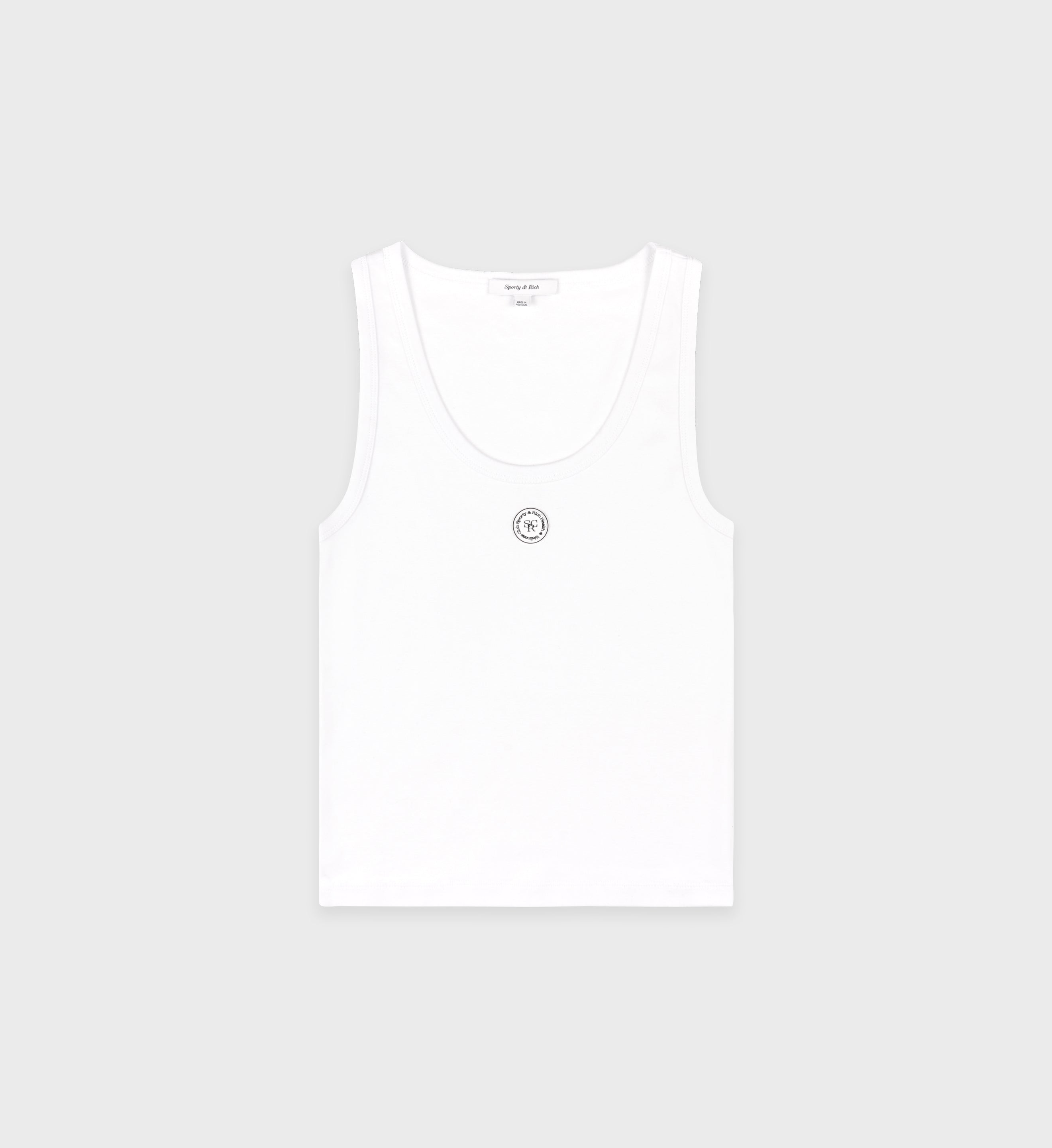 SRHWC Baby Rib Tank - White/Navy