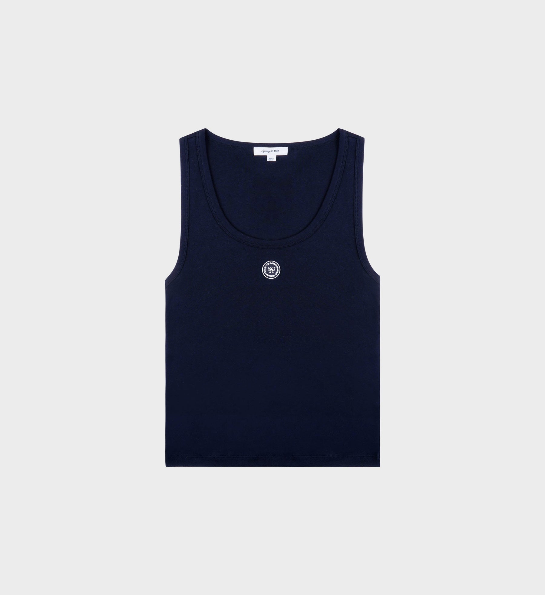 SRHWC Baby Rib Tank - Navy/White