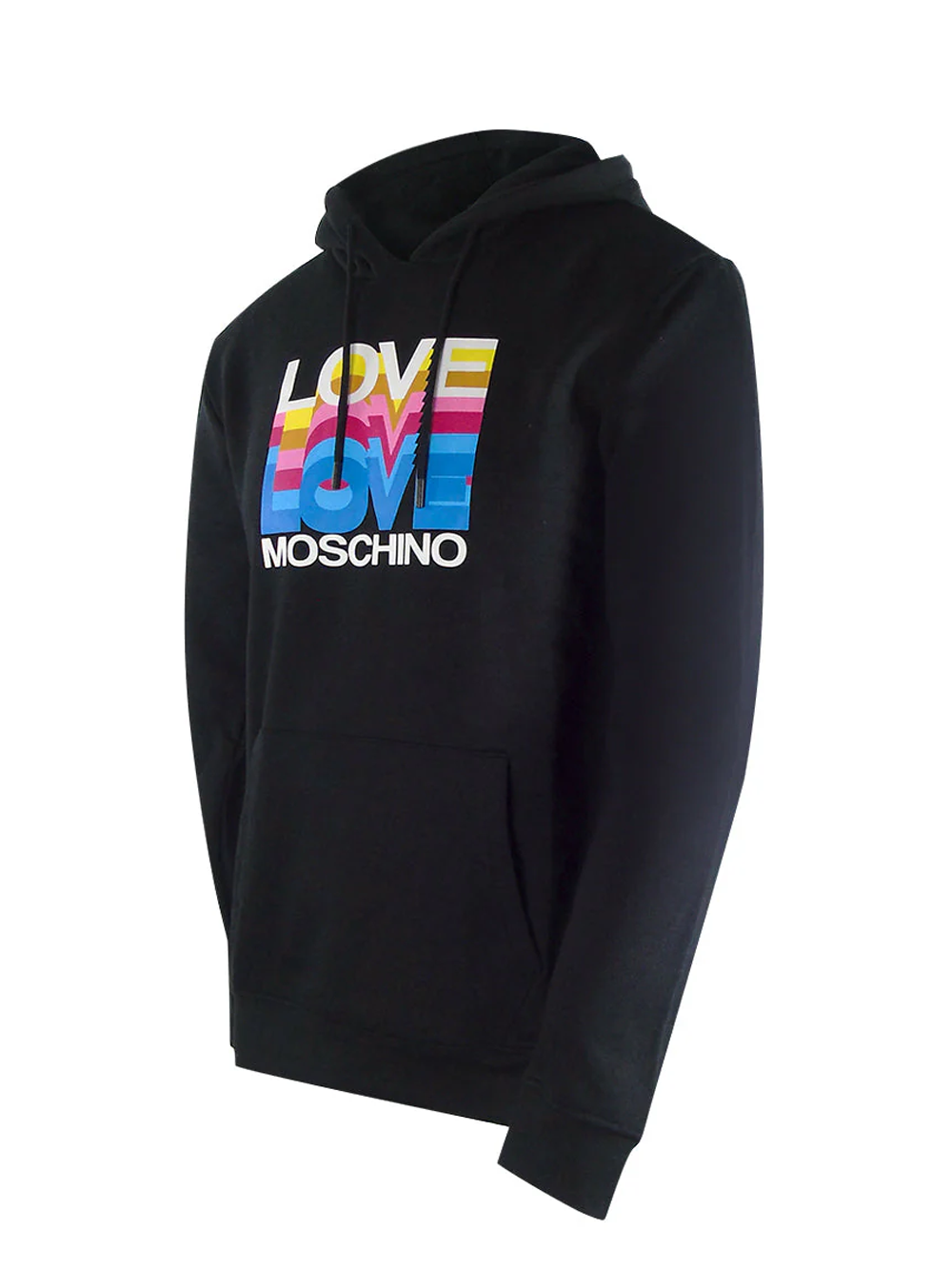 Love Moschino Multi Logo Black Hoodie