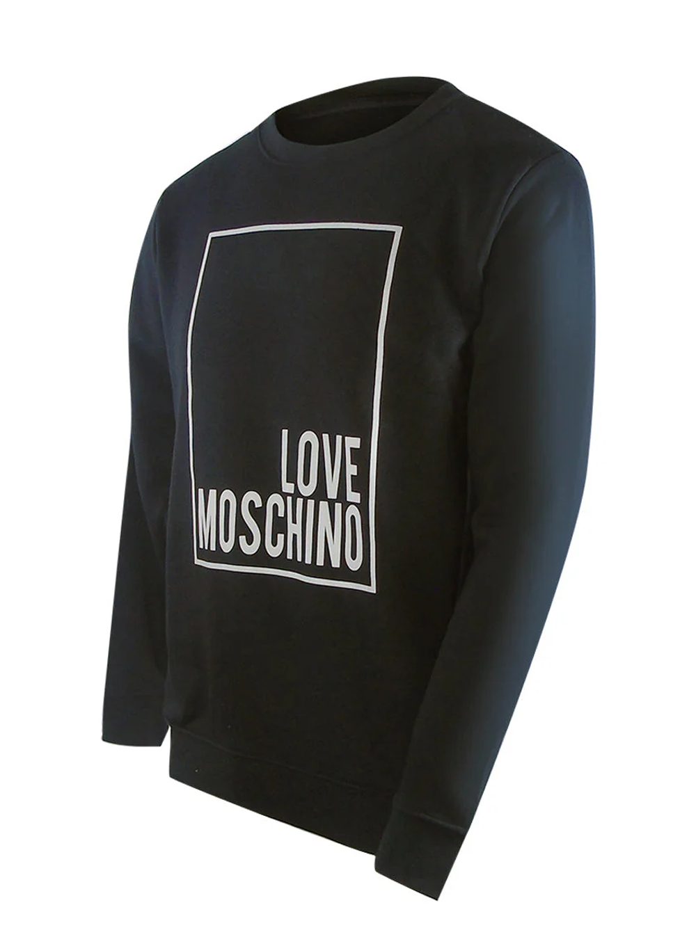 Love Moschino Box Logo Black Sweatshirt