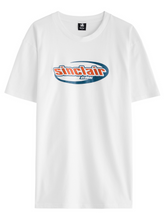 SINCLAIR ITALICS GLOBAL LOGO TEE WHITE
