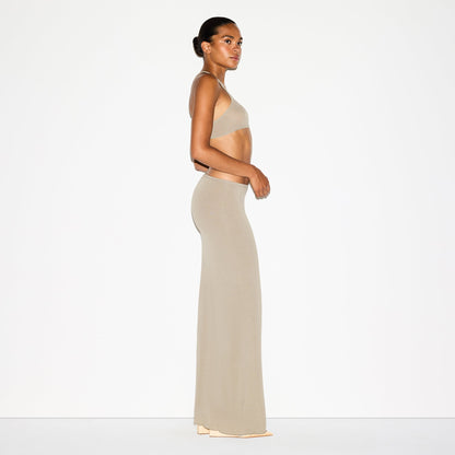 SHEER MODAL LONG SKIRT | DUNE
