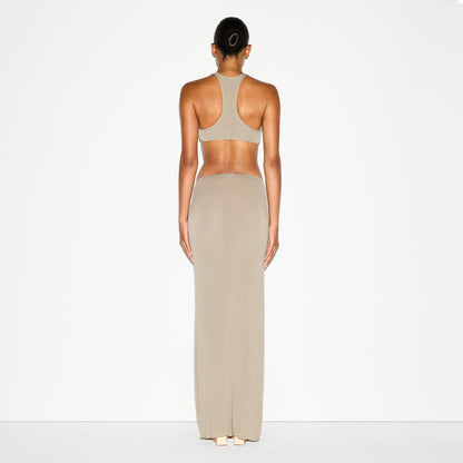 SHEER MODAL LONG SKIRT | DUNE
