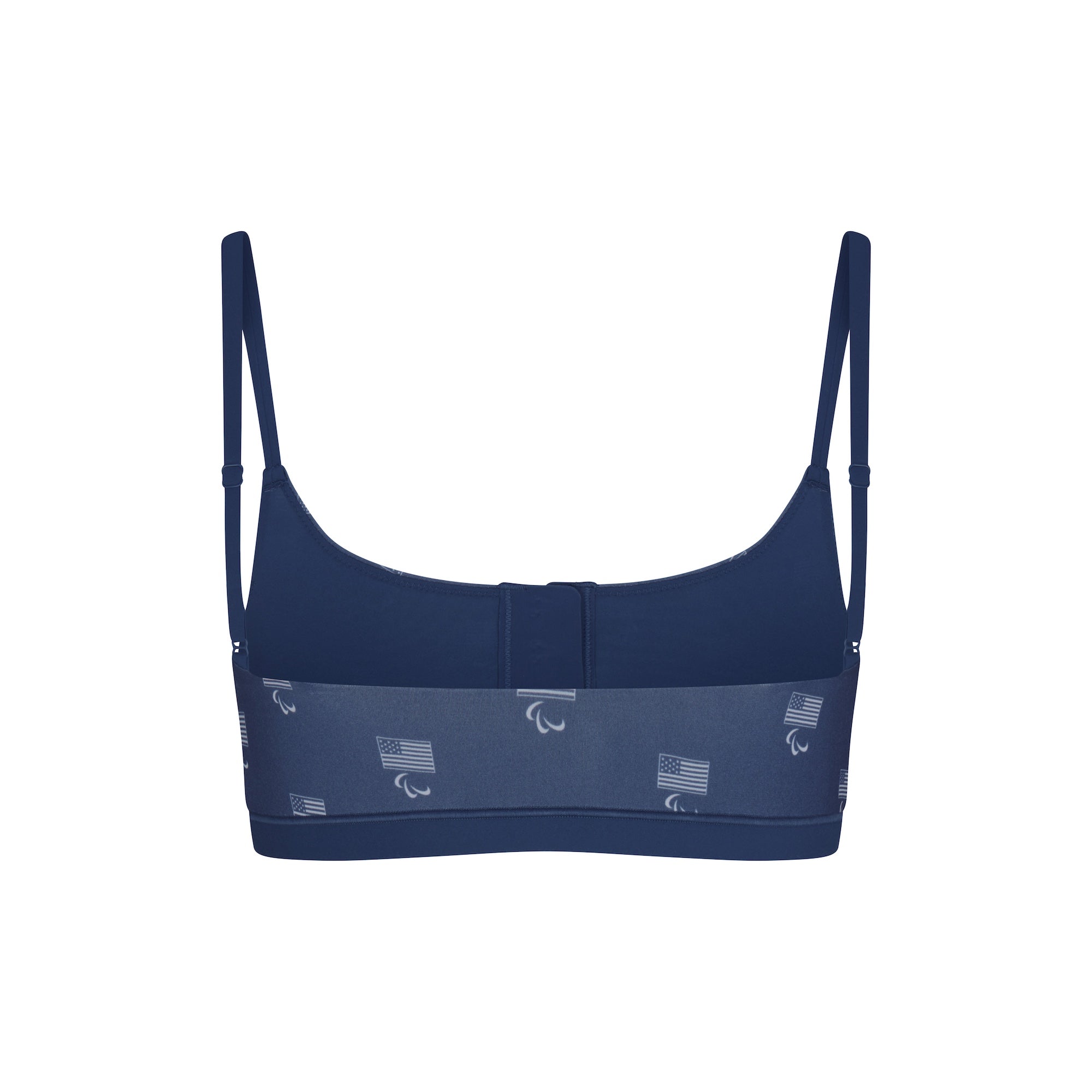 SKIMS FOR TEAM USA FITS EVERYBODY ADAPTIVE PARALYMPIC SCOOP BRALETTE | NAVY