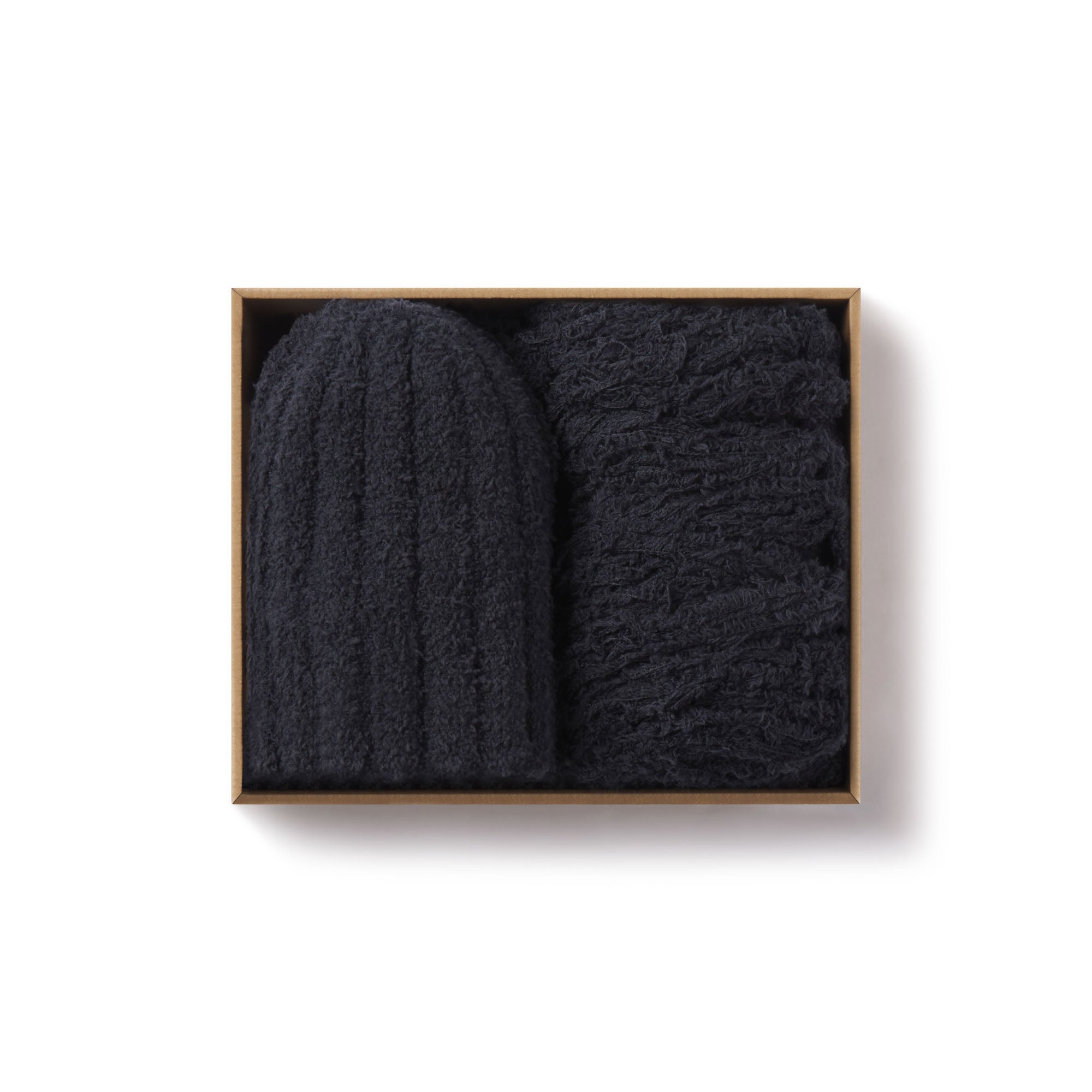 COZY KNIT MENS HAT AND SCARF PACK | ONYX